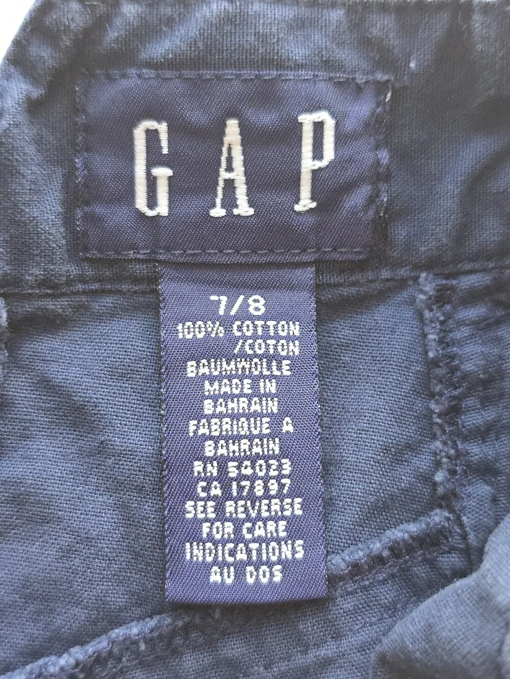 Vintage GAP Blue Cotton High Rise 5